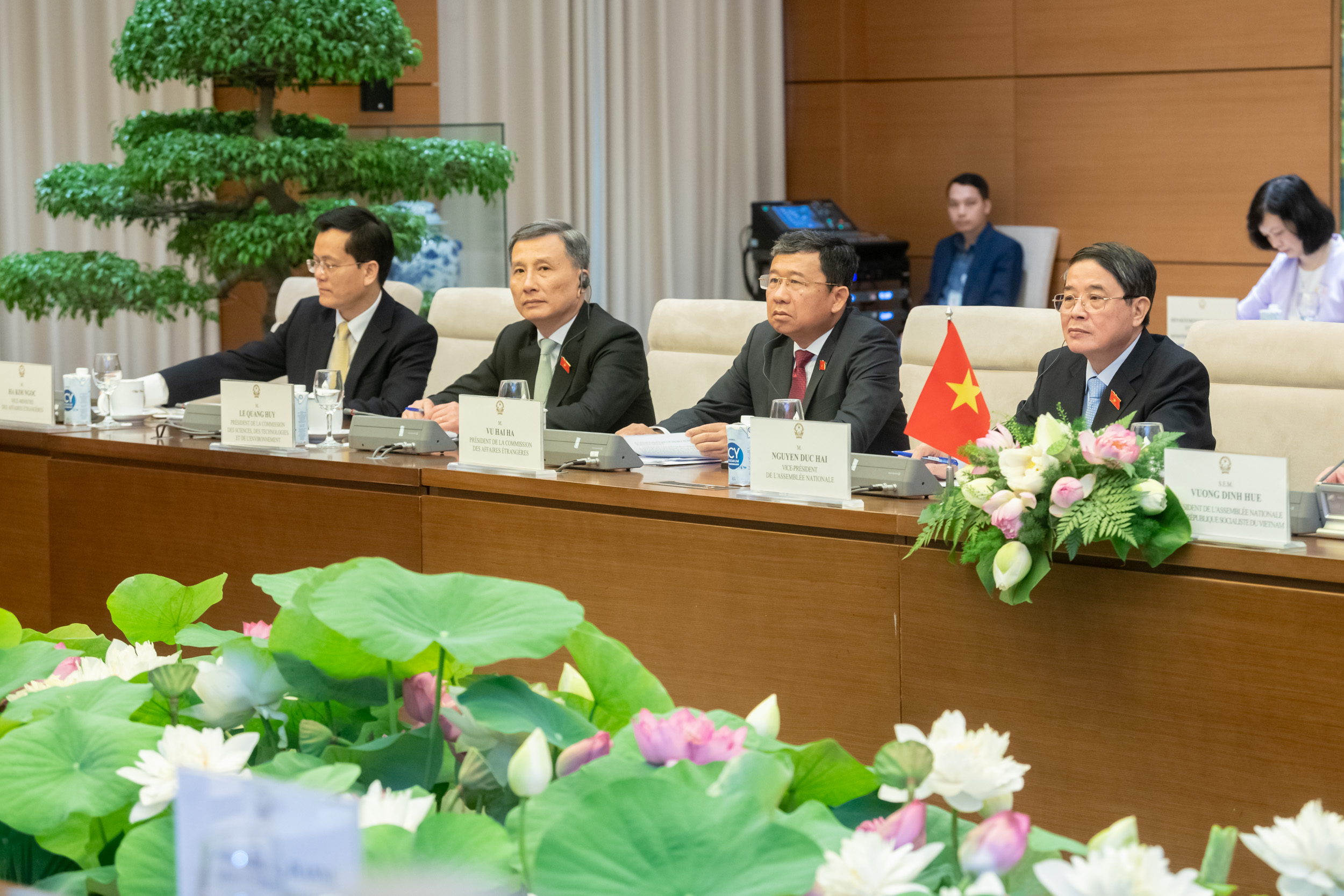 Các đại biểu phía Quốc hội Việt Nam - Ảnh: Quochoi.vn.