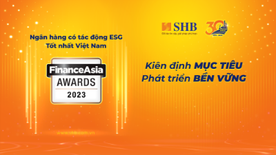 SHB honored as ‘Best ESG Impact Bank in Vietnam’
