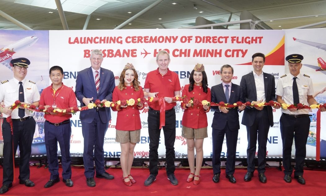 Đường bay đầu tiên kết nối Việt Nam với bang Queensland chính thức khai trương hôm nay 16/6.