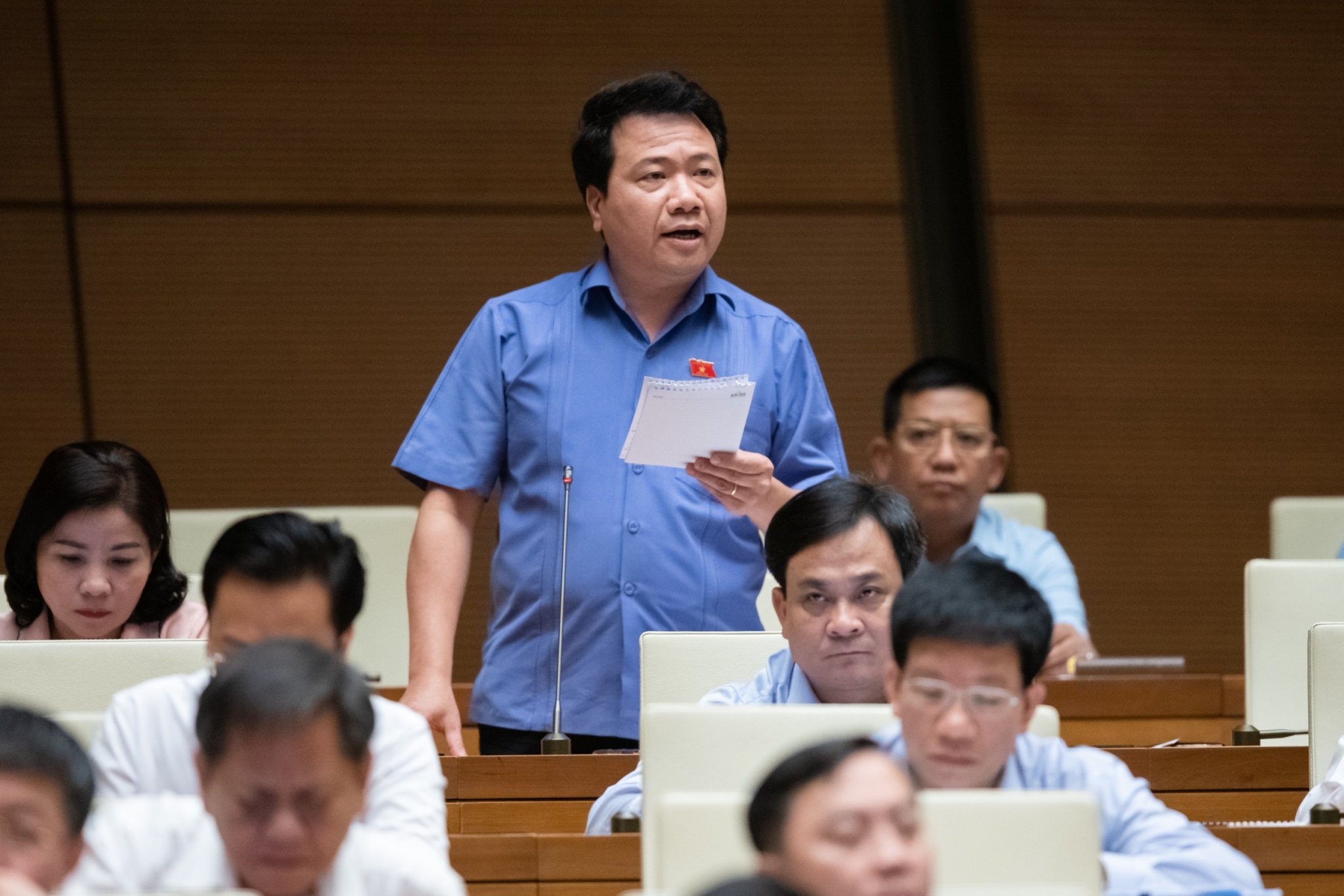 Đại biểu Ng&ocirc; Trung Th&agrave;nh, Đo&agrave;n Đại biểu Quốc hội tỉnh Đắk Lắk. Ảnh - Quochoi.vn.&nbsp;