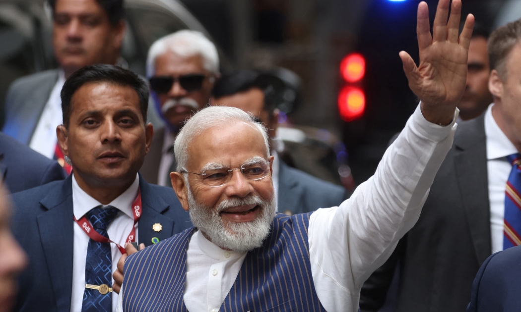 Thủ tướng Ấn Độ Narendra Modi tớiNew York ngày 20/6/2023 - Ảnh: Reuters