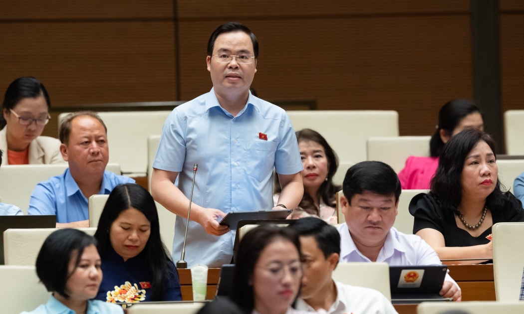 Đại biểu Trần Văn Khải (đoàn Hà Nam) - Ảnh: Quochoi.vn