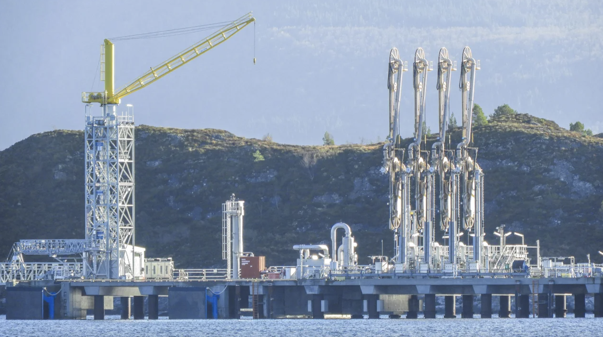 Một nhà máy khí đốt ở Na Uy - Ảnh: Getty/CNN.