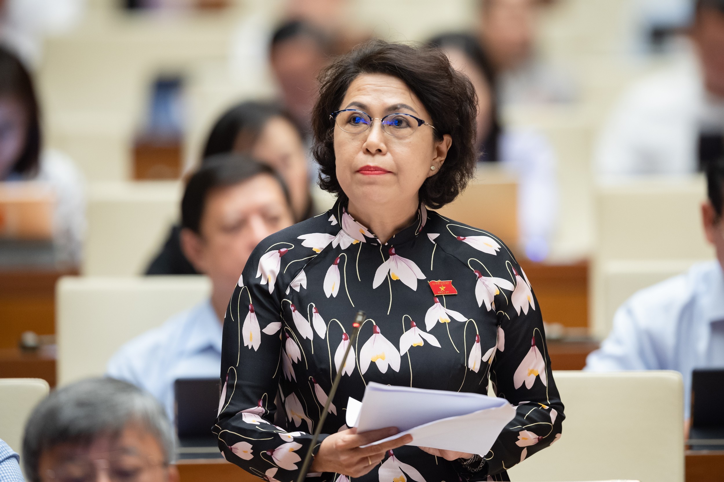 Đại biểu T&ocirc; Thị B&iacute;ch Ch&acirc;u, Đo&agrave;n Đại biểu Quốc hội TP.HCM. Ảnh - Quochoi.vn.