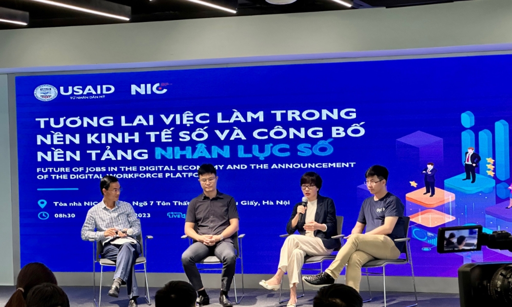 Các chuyên gia, diễn giả tại hội thảo cho rằng nhu cầu lao động trong lĩnh vực công nghệ số ngày càng gia tăng.
