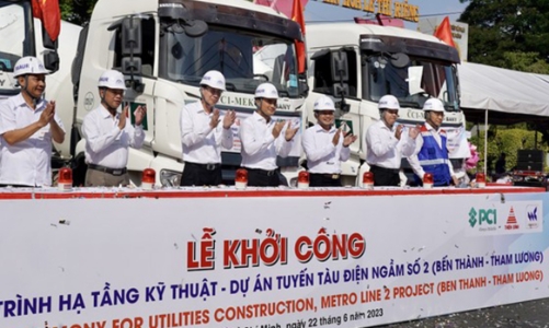 Khởi công gói thầu đầu tiên dự án metro số 2 Bến Thành – Tham Lương sau 11 năm chờ đợi