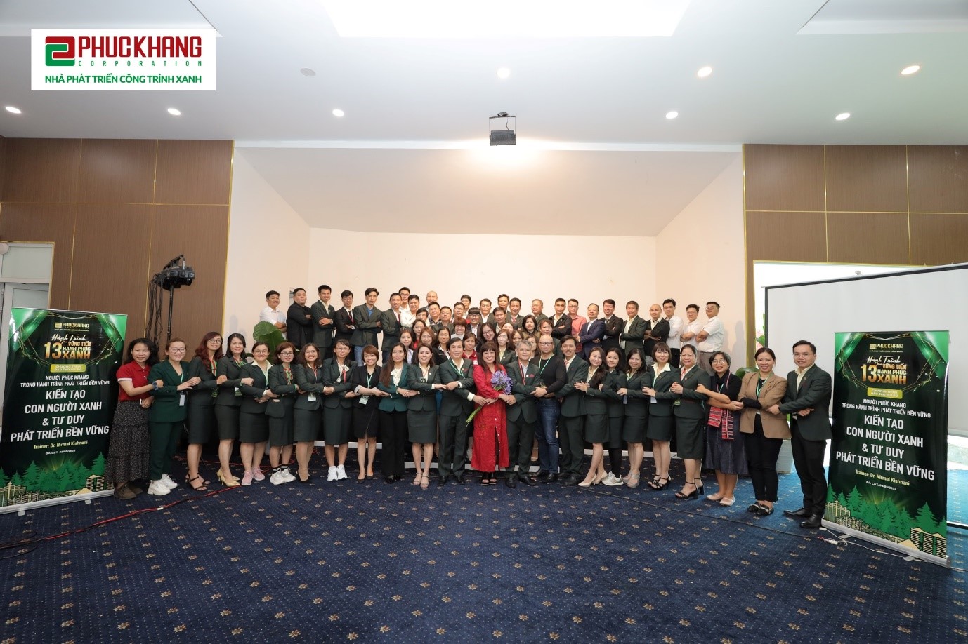 HR employees at the Phuc Khang Corporation participate in an annual internal training course, with the theme “Phuc Khang people on a sustainable development journey”.