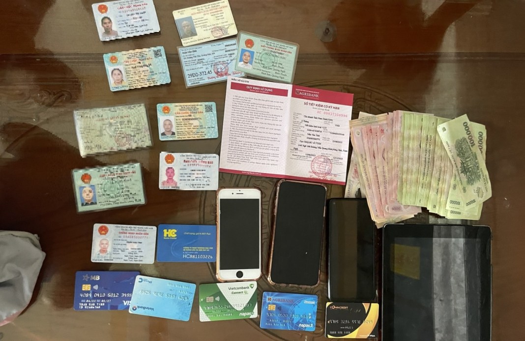 Tang vật vụ án. Ảnh: Cổng thông tin Công tin tỉnh Quảng Bình.