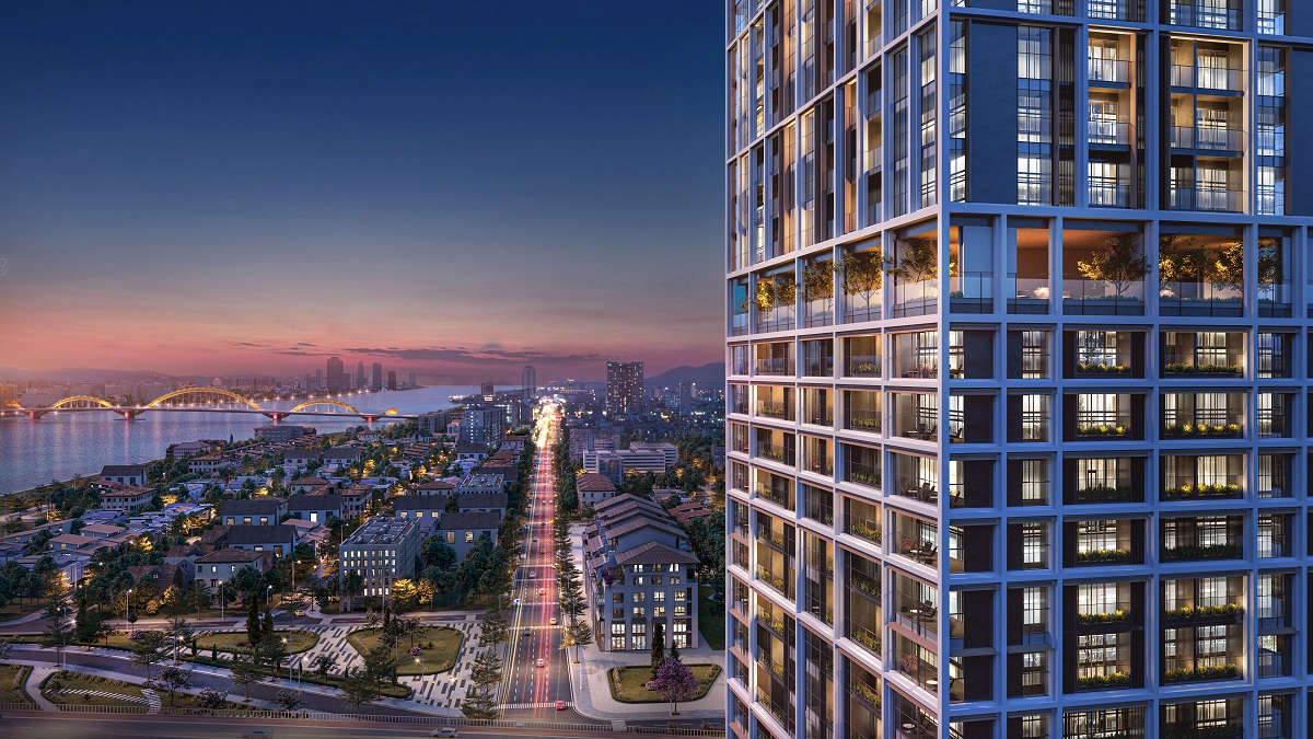 Những đ&ocirc; thị chất lượng cao sẽ g&oacute;p phần ho&agrave;n thiện bức tranh Đ&agrave; Nẵng đ&aacute;ng sống. Ảnh phối cảnh minh họa Sun Group.