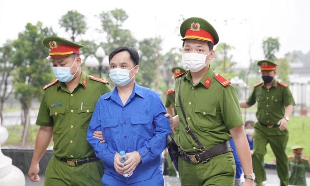 Ông Đỗ Thành Nhân hầu tòa hồi tháng 5/2023.