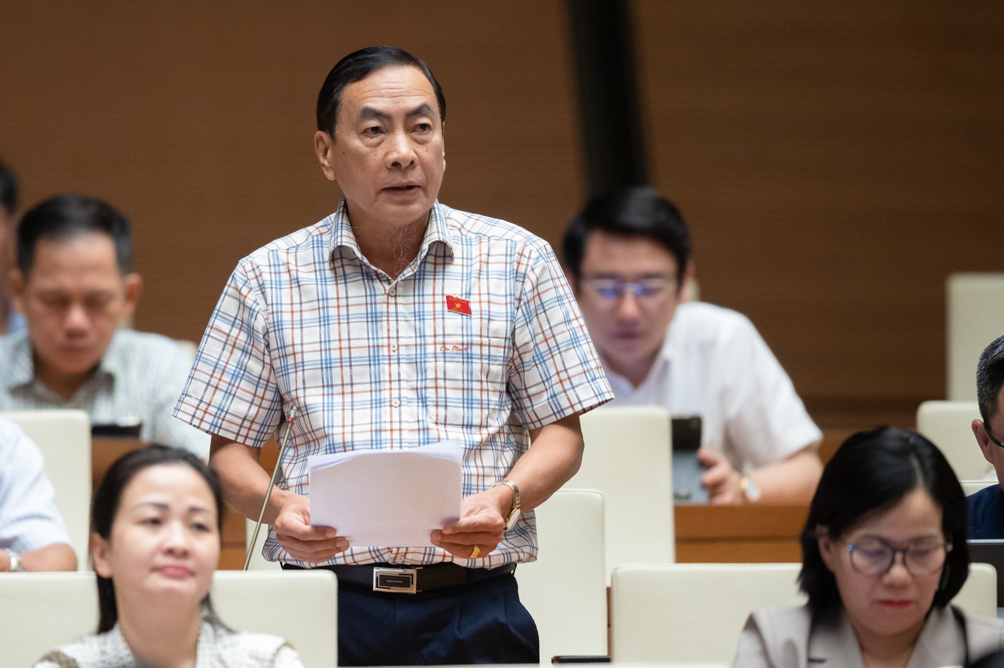 Đại biểu Phạm Văn H&ograve;a - Ảnh: Quochoi.vn