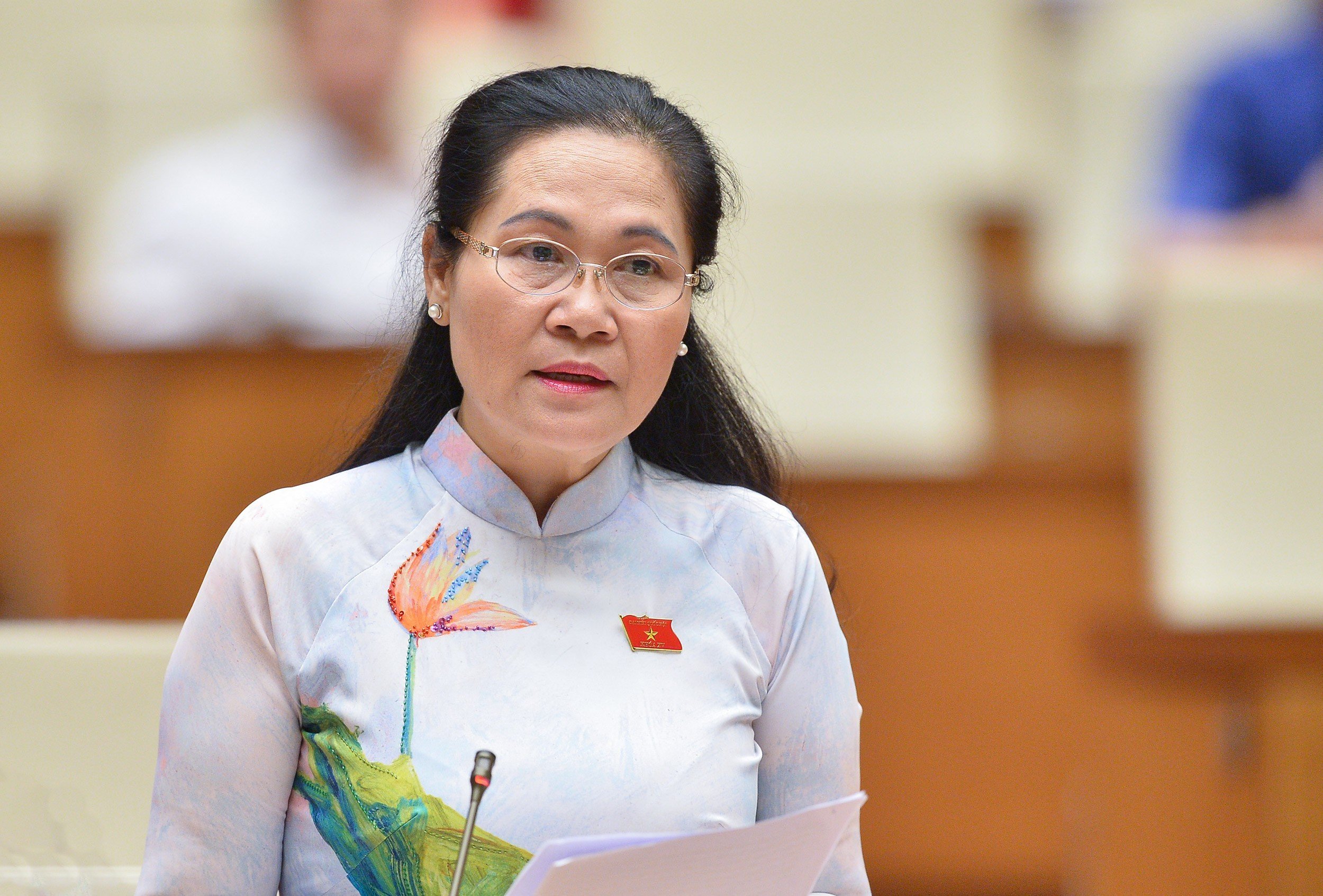 Đại biểu Nguyễn Thị Lệ - Ảnh: Quochoi.vn