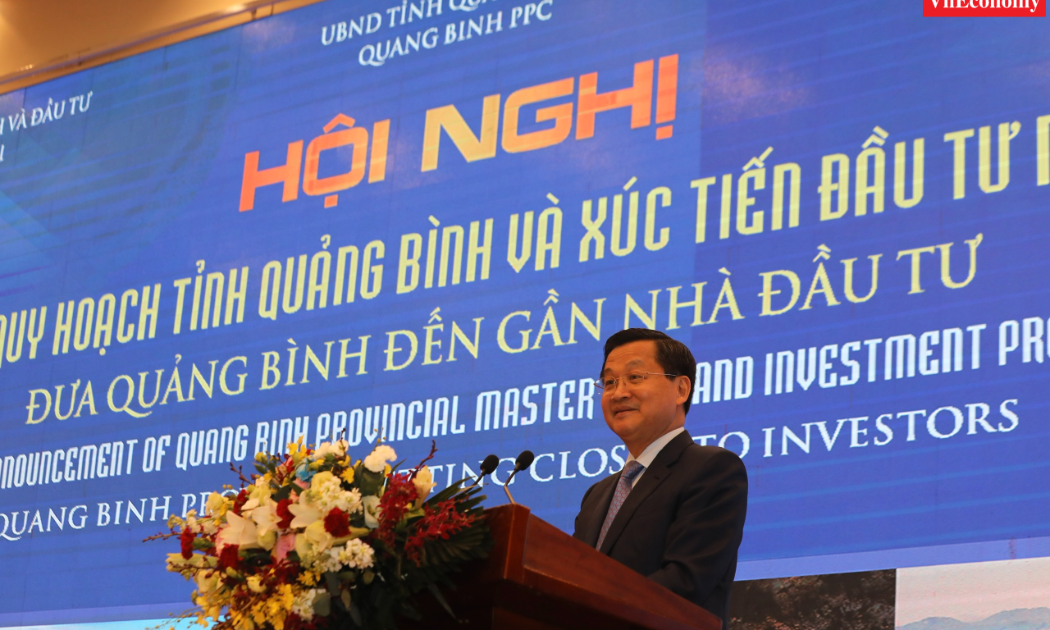 Phó Thủ tướng Lê Minh Khái phát biểu tại Hội nghị. Ảnh: Việt Dũng.