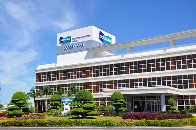 Doosan đã đầu tư vào Việt Nam từ 15 năm trước tại khu kinh tế Dung Quất, Quảng Ngãi với tổng số vốn là 3 triệu USD.
