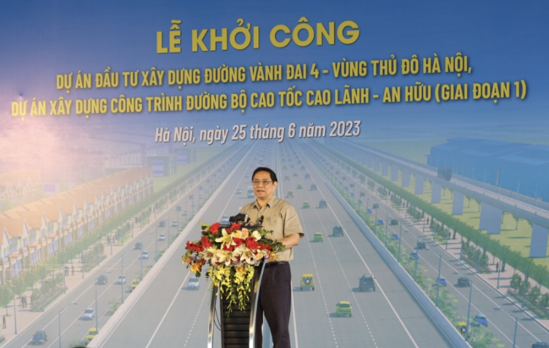 Construction of Hanoi’s Ring Road 4 gets underway