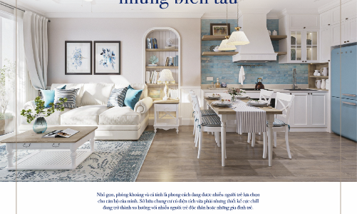 Căn hộ 1PN+ tại phân khu Miami – dự án Masteri Waterfront: Đa phong cách và những biến tấu