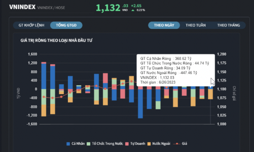 Dòng tiền cá nhân tiếp tục bắt đáy mạnh, gom cổ phiếu bất động sản