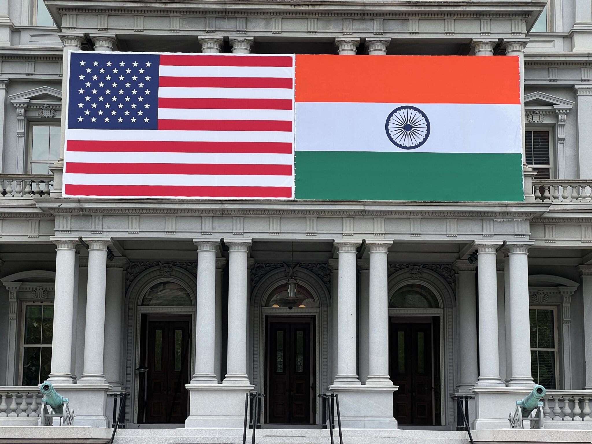 Tổng thống Mỹ Joe Biden tiếp đón Thủ tướng Ấn Độ Narendra Modi trong chuyến thăm cấp Nhà nước vào ngày 22/06/2023. 