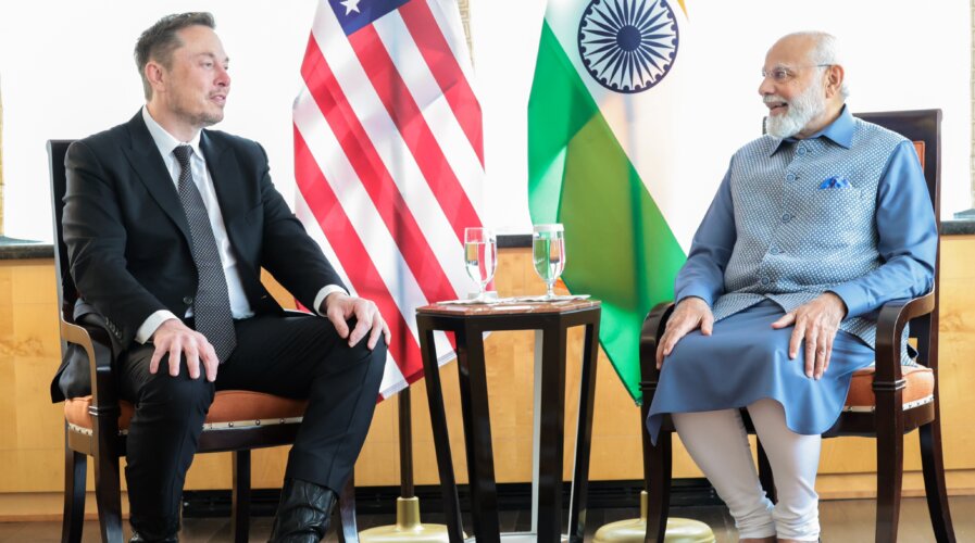 Thủ tướng Ấn Độ, Narendra Modi, gặp gỡ CEO Elon Musk trong chuyến thăm tới Hoa Kỳ.