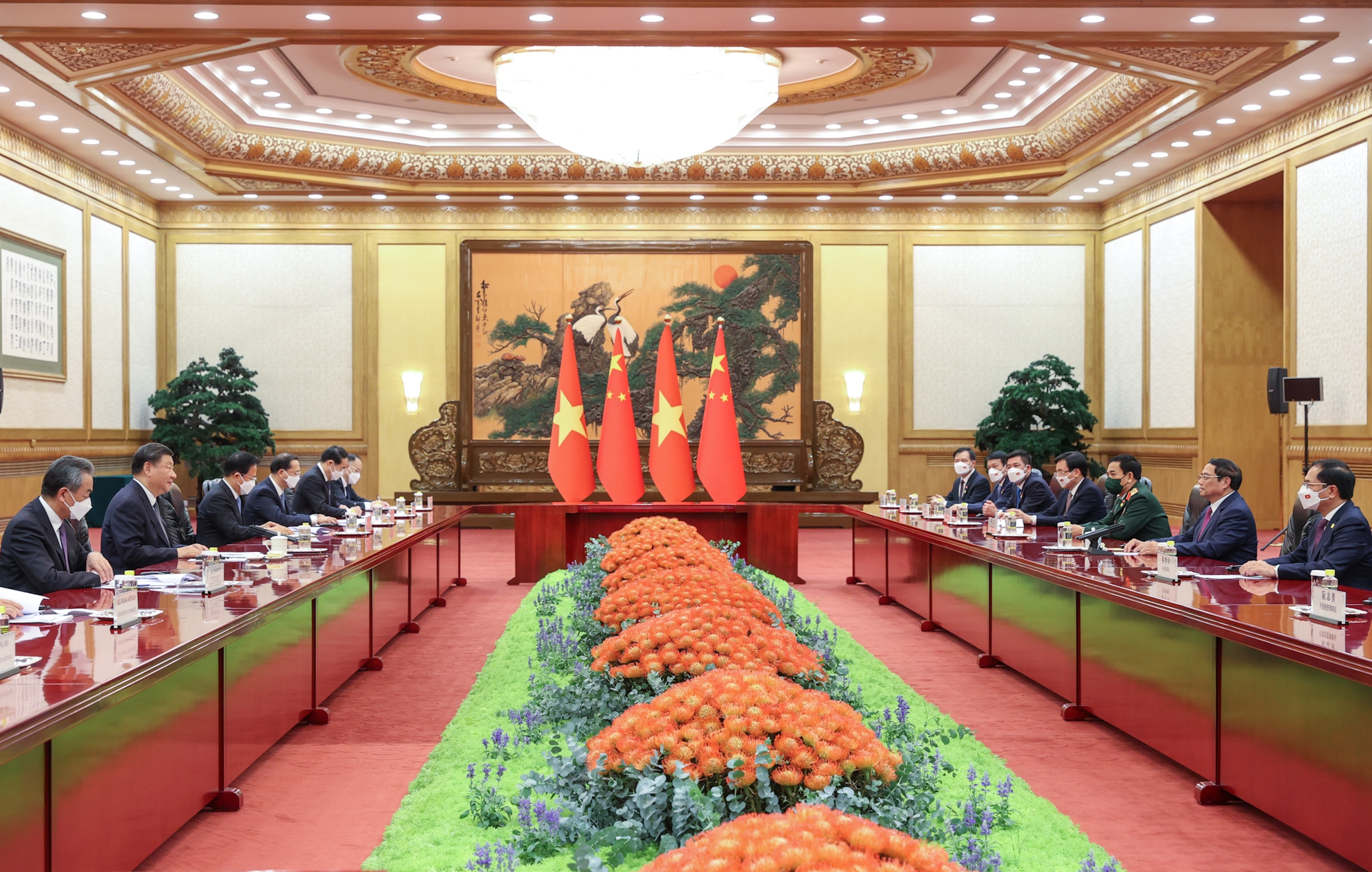 Quang cảnh buổi hội kiến - Ảnh: VGP