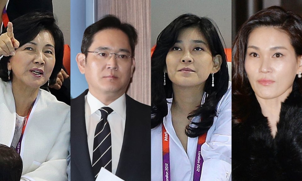 Ông Lee Jae-yong cùng mẹ và các chị em gái là những người thừa kế tài sản (chủ yếu là cổ phần tại Samsung) do cha ông - ông Lee Kun-hee - để lại - Ảnh: Getty Images