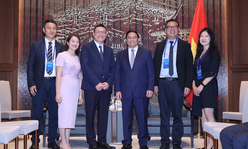 Thủ tướng tiếp Chủ tịch Tập đoàn Texhong - Ảnh: VGP
