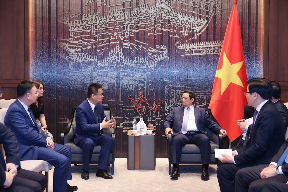 Thủ tướng tiếp Chủ tịch Tập đoàn Trường Thành Cheng Jinkui - Ảnh: VGP.