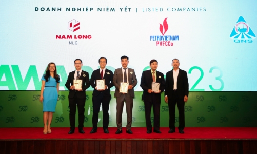 Nam Long được vinh danh Top 50 doanh nghiệp phát triển bền vững tiêu biểu Việt Nam 2023