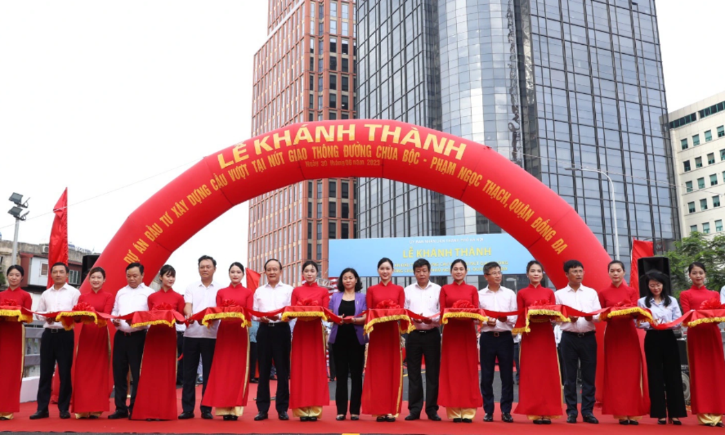 Cầu vượt chữ C sẽ giúp giảm tải, nâng cao năng lực thông hành cho các phương tiện quanh khu vực.