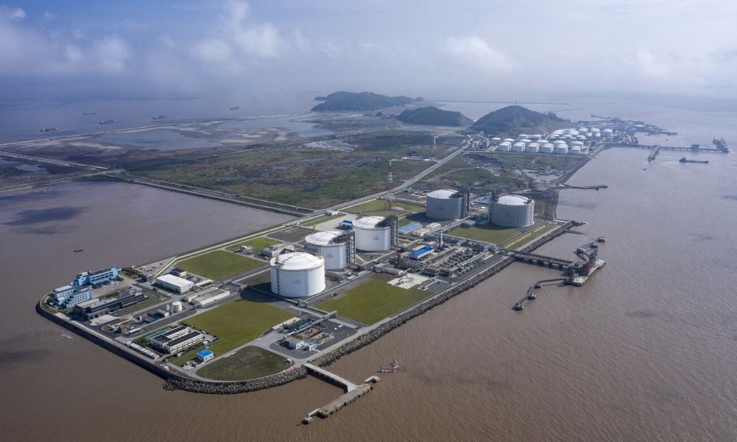 Một cảng khí đốt ở Thượng Hải, Trung Quốc - Ảnh: Bloomberg.