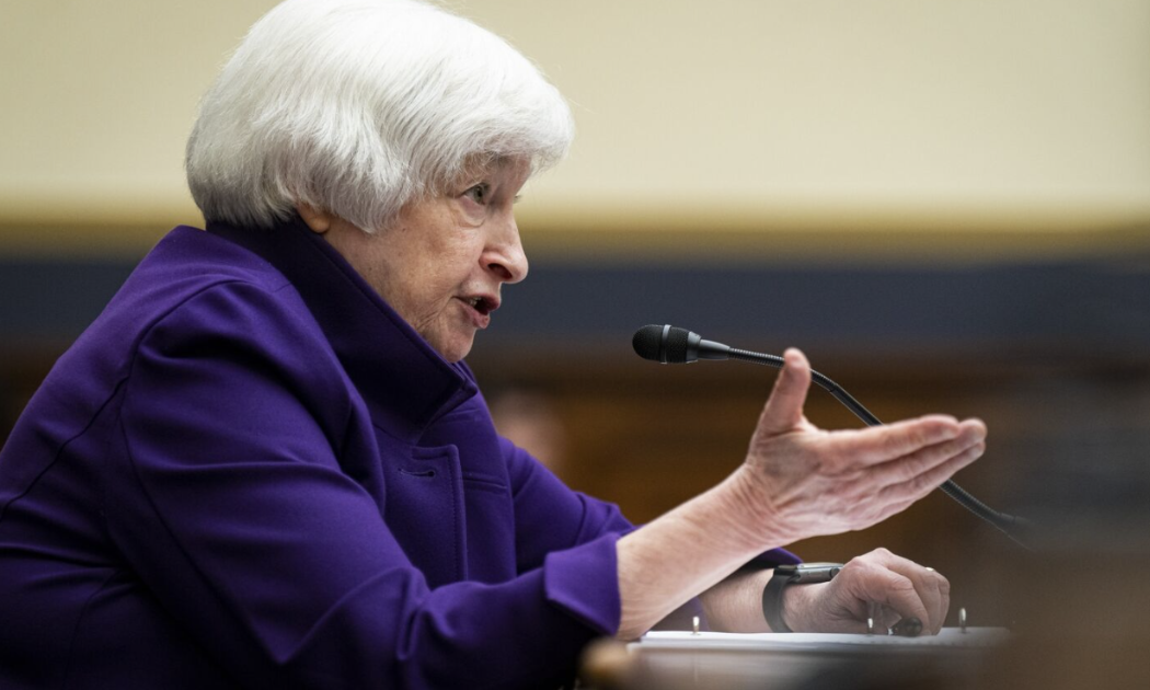 Bộ trưởng Bộ Tài chính Mỹ Janet Yellen - Ảnh: Bloomberg.
