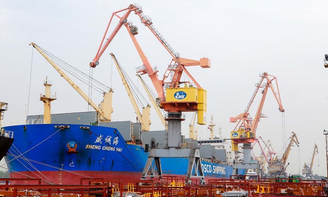 Cảng Hải Phòng đang đầu tư lớn để đón được tàu container lớn