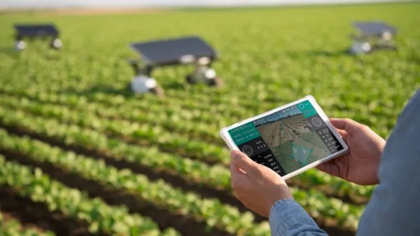 Robot của Aigen chạy bằng năng lượng mặt trời v&agrave; gi&oacute;, với bộ pin lithium iron phosphate.