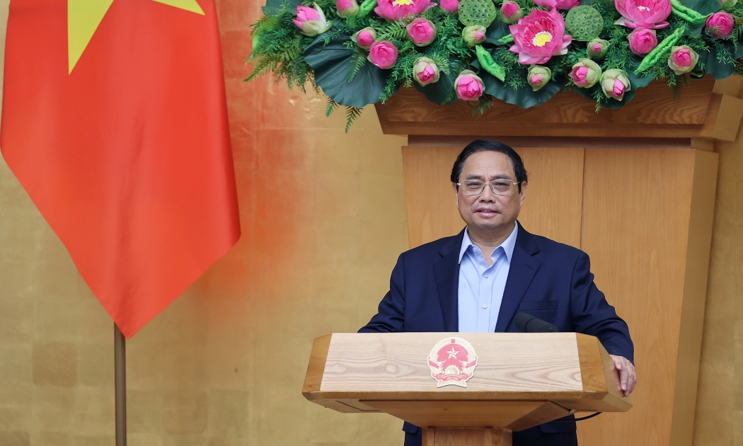 Thủ tướng phát biểu tại hội nghị - Ảnh: VGP.