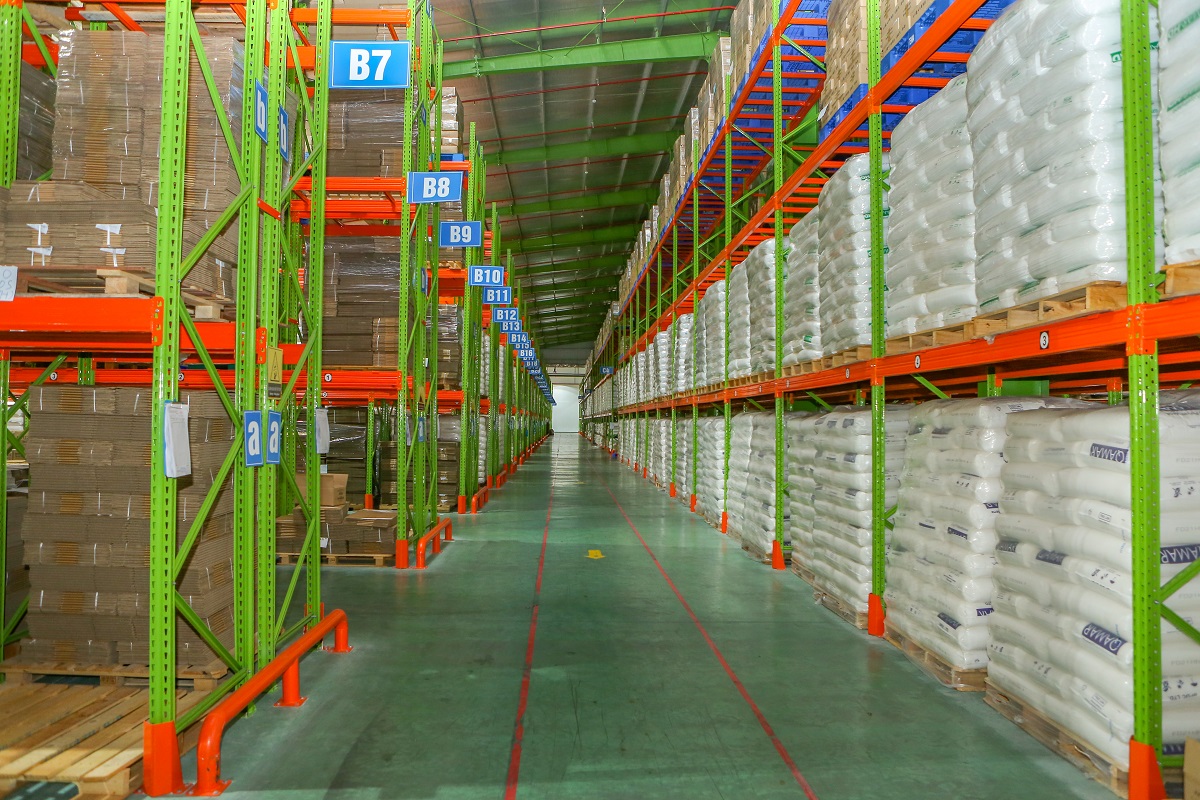 Hệ thống kho bãi hiện đại và đạt chuẩn của An Tín Logistics.