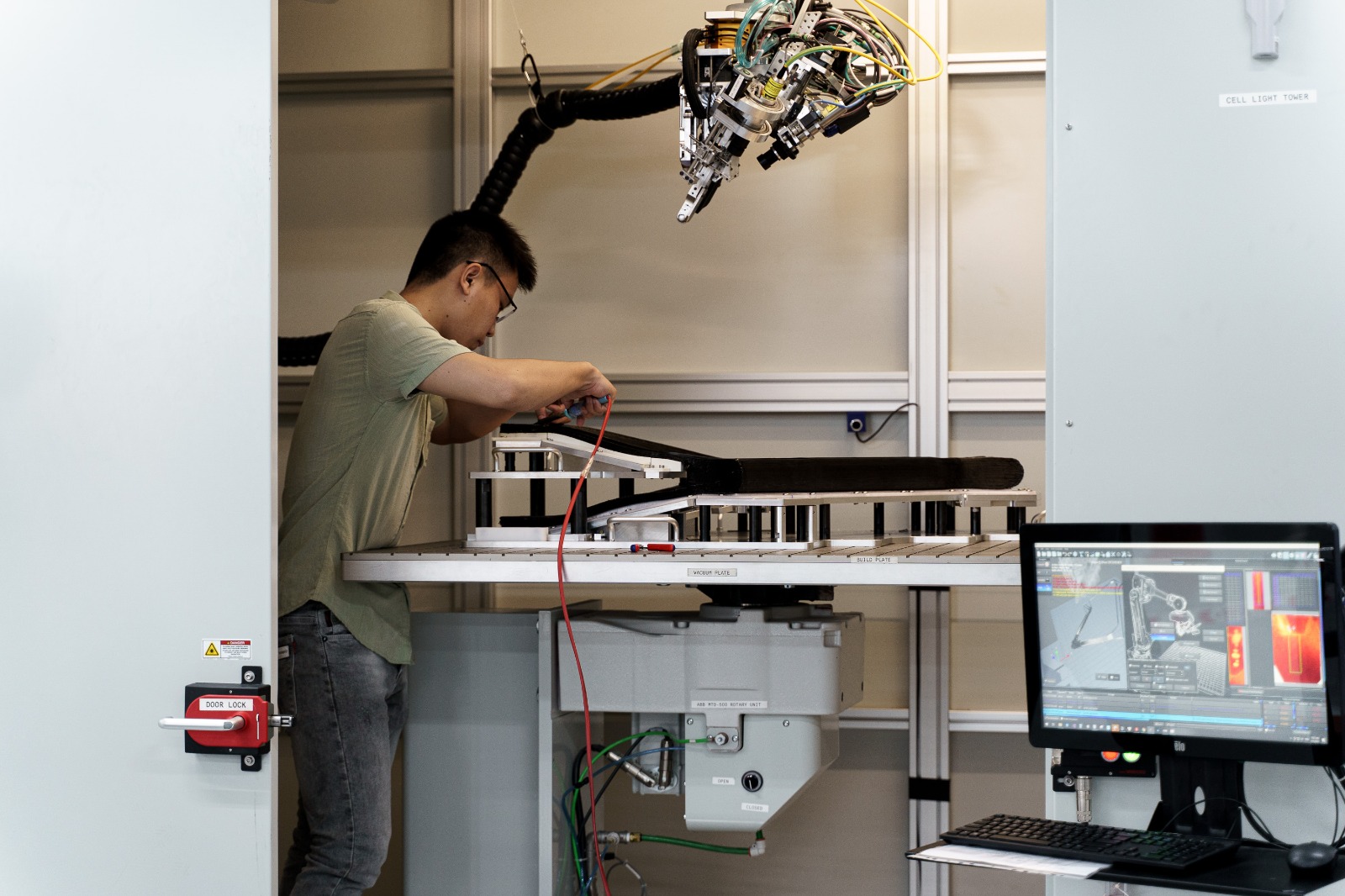 Một góc xưởng lắp ráp xe đạp Superstrata.