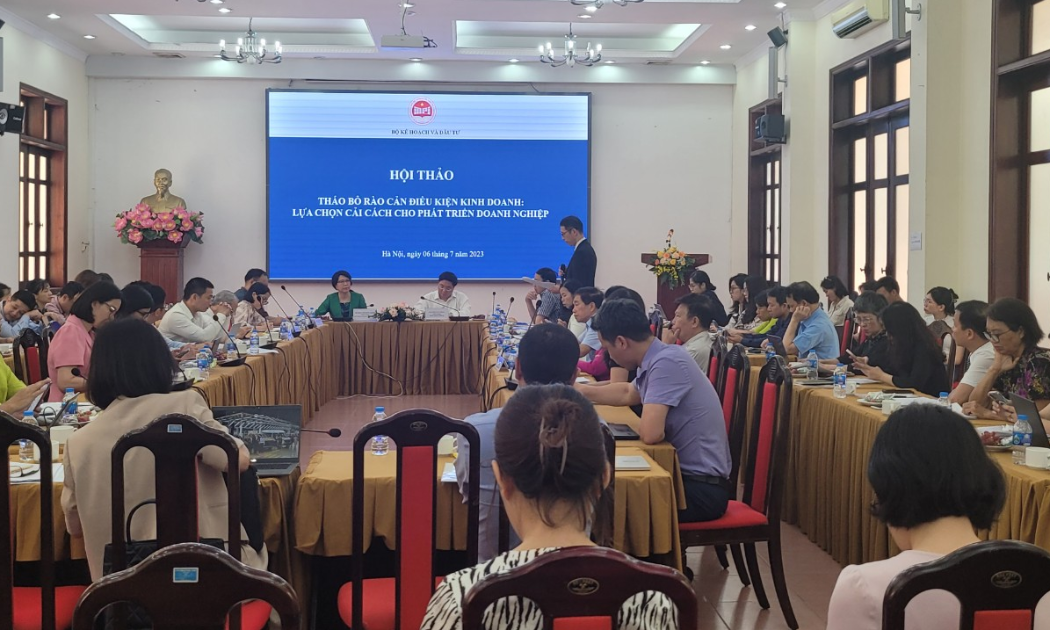 Nhiều quy định về ngành nghề đầu tư, kinh doanh có điều kiện và điều kiện kinh doanh đang làm khó doanh nghiệp.