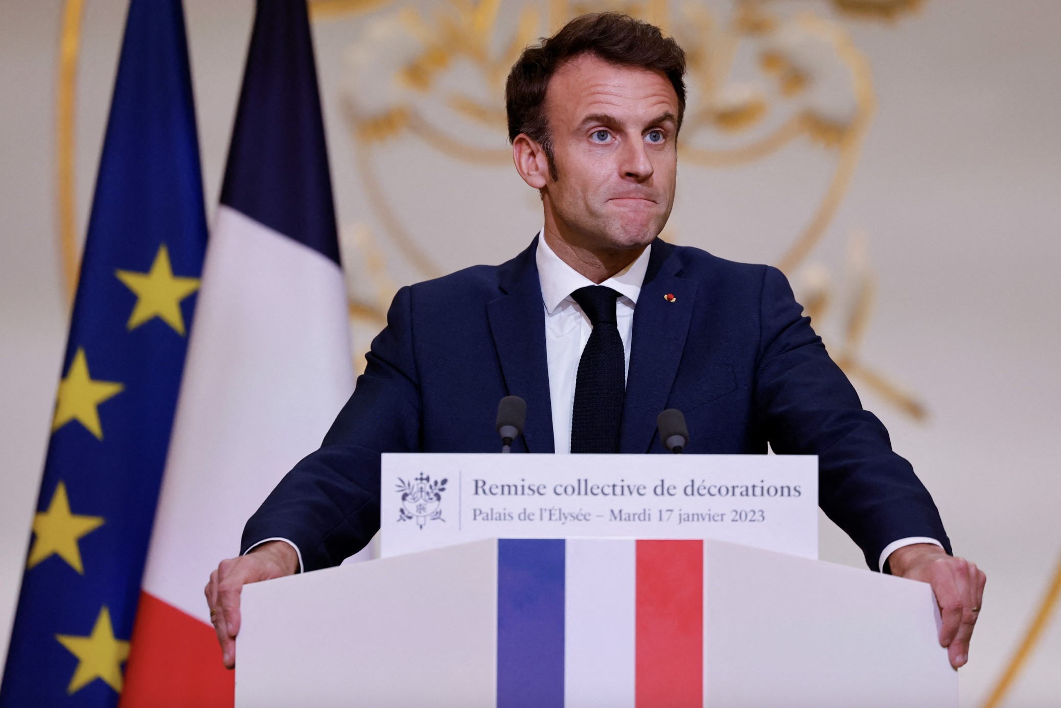 Tổng thống Pháp Emmanuel Macron - Ảnh: Reuters.