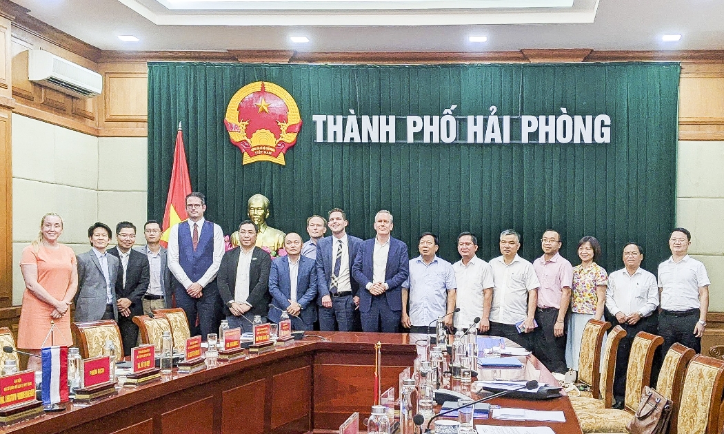 Đoàn doanh nghiệp Hà Lan làm việc tại TP Hải Phòng