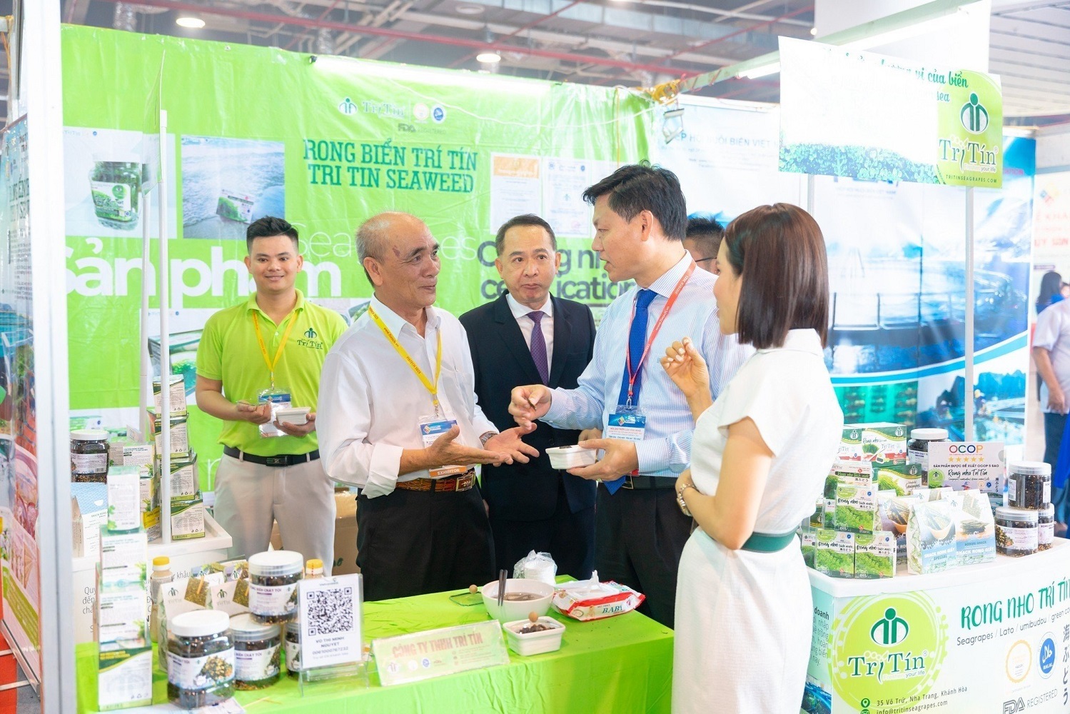 Một gian hàng tại FISTECH 2023. 