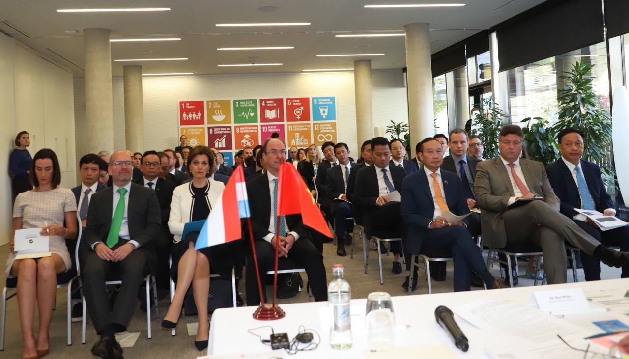 Hội nghị b&agrave;n tr&ograve;n về kết nối thị trường vốn với chủ đề &ldquo;Kết nối Việt Nam - Luxembourg x&acirc;y dựng thị trường vốn xanh