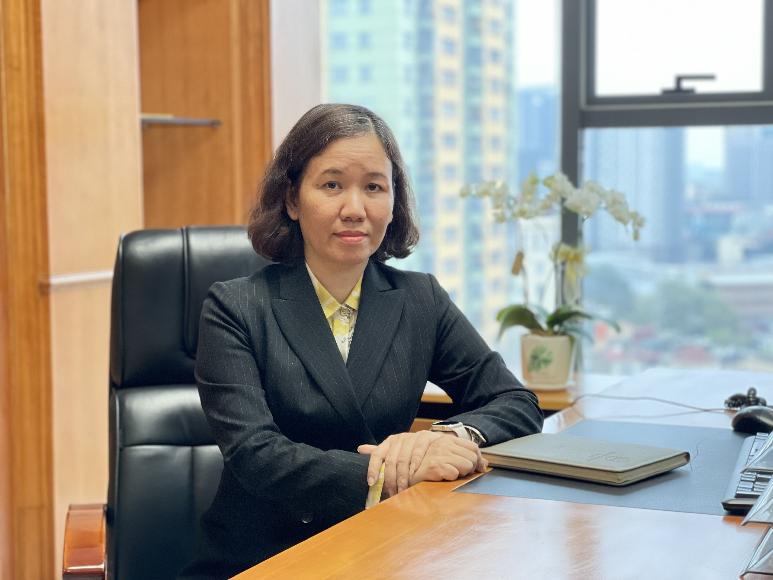 B&agrave; Nguyễn Thị Mai Hạnh, Ph&oacute; Vụ trưởng Vụ Thống k&ecirc; T&agrave;i khoản quốc gia (Tổng cục Thống k&ecirc;).