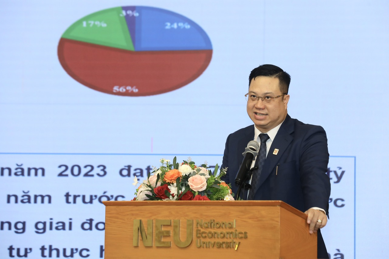 PGS. TS Nguyễn Đức Trung, Hiệu trưởng Trường Đại học Ngân hàng TP. HCM. Ảnh: Việt Dũng.