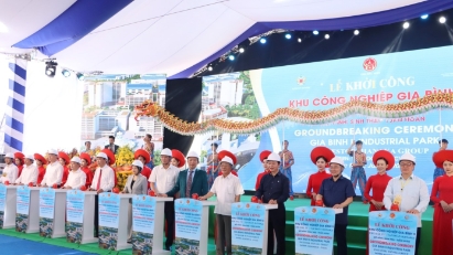 Construction of first eco-industrial park underway in Bac Ninh