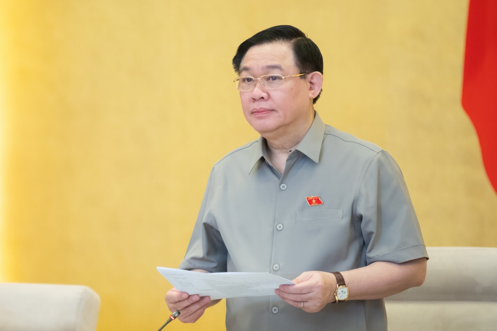 Chủ tịch Quốc hội Vương Đình Huệ - Ảnh: Quochoi.vn