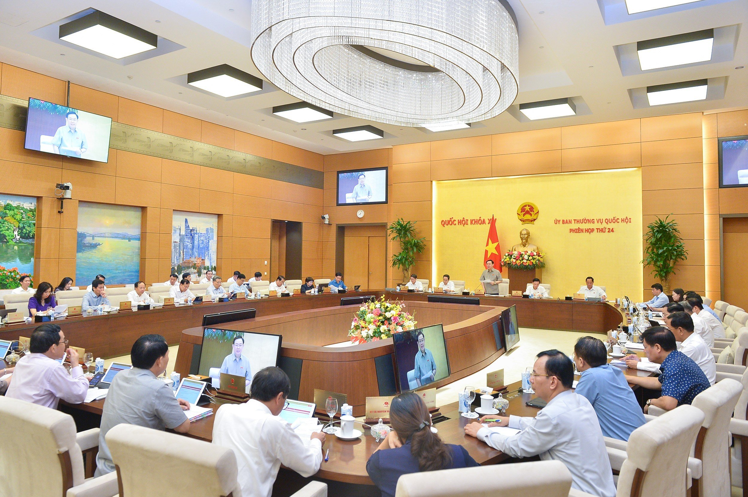 Toàn cảnh phiên khai mạc sáng 12/7 - Ảnh: Quochoi.vn