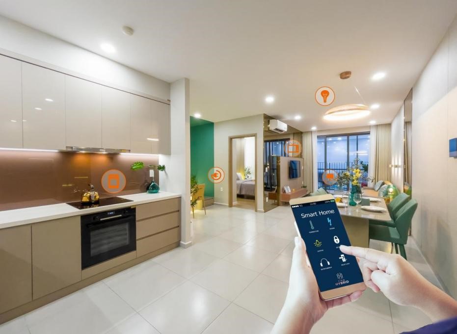 Mọi trải nghiệm của cư dân The Hybrid đều trở nên dễ dàng hơn chỉ trong một nút chạm hoặc bằng giọng nói.