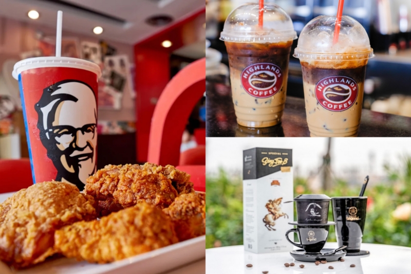 KFC, Highlands and Trung Nguyen the top F&B brands in Vietnam