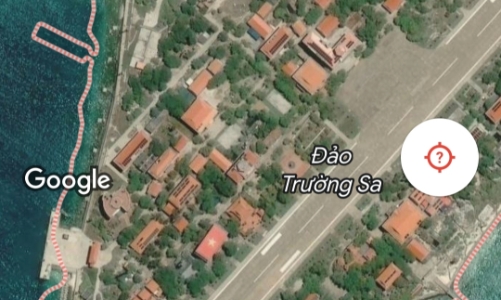 Google Maps đã khôi phục hình ảnh cờ Tổ quốc trên đảo Trường Sa Lớn