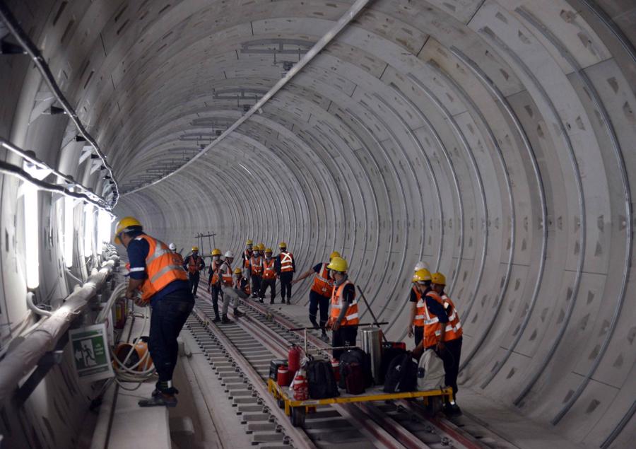 Các ga ngầm của metro số 1 Bến Thành - Suối Tiên hiện đã hoàn thành trên 97%.